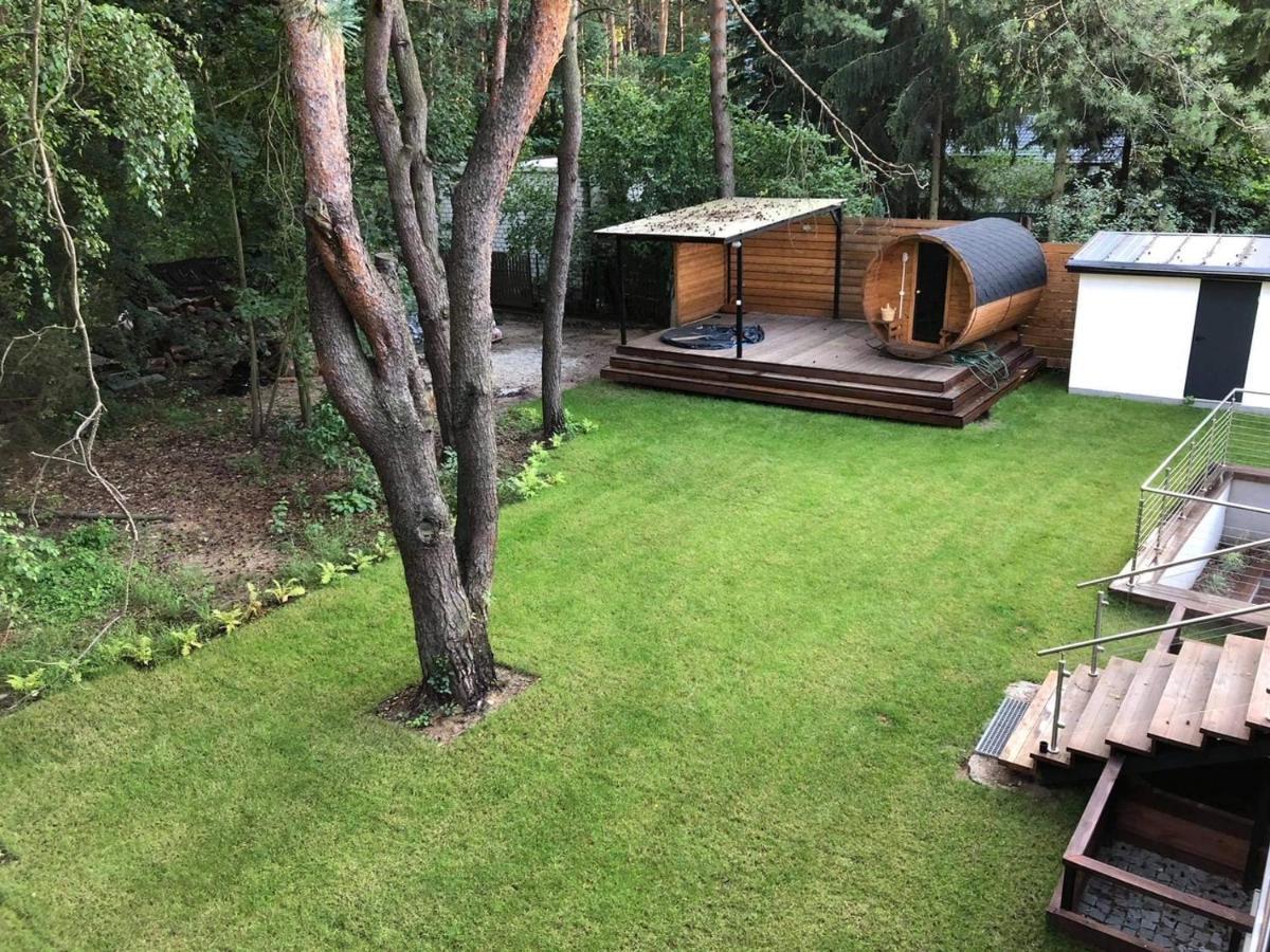 Luksusowy Apartament Pod Lasem, Otwock -Shared Garden, Sauna, Wood Hot Tub! Hot Tub Seasonal! Bagian luar foto